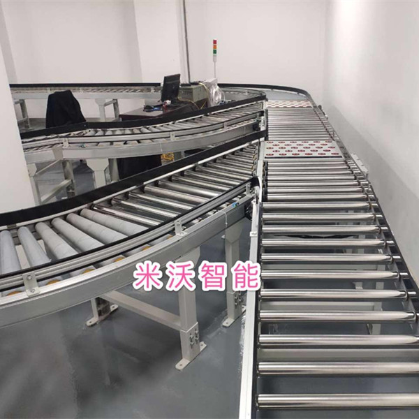 90 degree curve roller conveyor to run on the stable and high speed