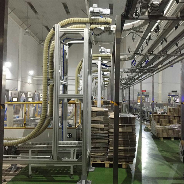 bottle lift conveyor with POM material flexible conveyor uplift