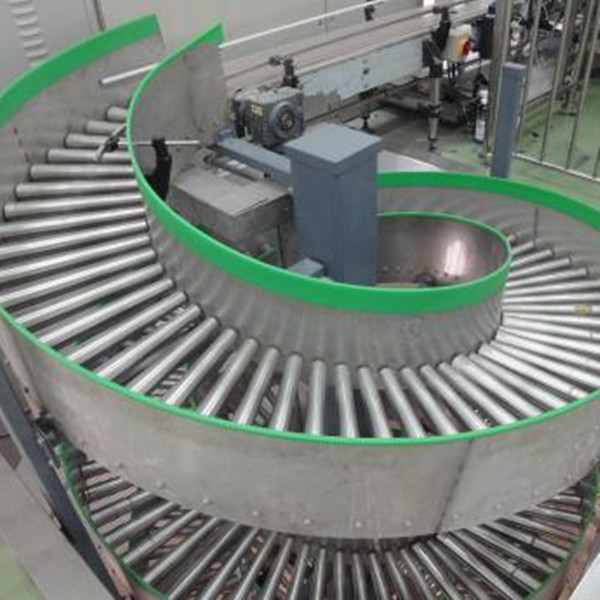 roller gravity conveyor conveying system for packing cartons