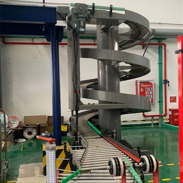 2021 new design spiral flexible screw conveyor for aseptic packing of liquid milk and non-soda drink
